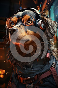 Syd Mead\'s Cyber Canine: English Toy Spaniel photo