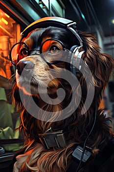 Syd Mead\'s Cyber Canine: English Toy Spaniel photo