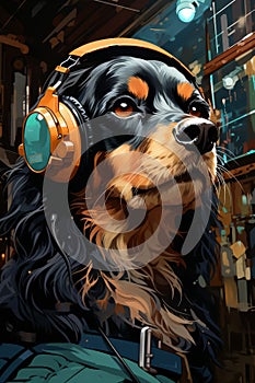 Syd Mead\'s Cyber Canine: English Toy Spaniel photo