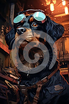 Syd Mead\'s Cyber Canine: English Toy Spaniel photo