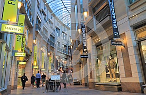 Sydney arcade shopping street Australia