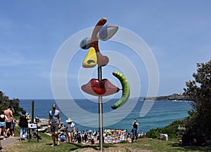 Sculpture by the Sea along the Bondi to Coogee coastal walk