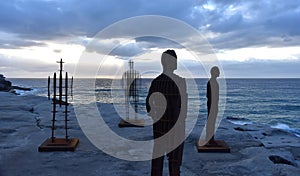 Sculpture by the Sea along the Bondi to Coogee coastal walk