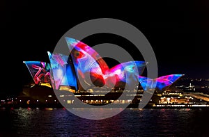 SYDNEY, AUSTRALIA. 7th JUNE,2017 The annual vivid light display.