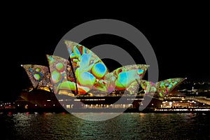 SYDNEY, AUSTRALIA. 7th JUNE,2017 The annual vivid light display.