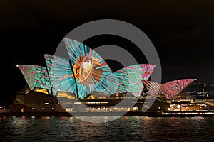 SYDNEY, AUSTRALIA. 7th JUNE,2017 The annual vivid light display.