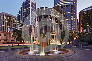 Sydney CBD Modern Fountain City