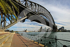 Sydney Harbor and Harbour Bridge photo