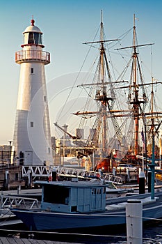 Sydney Harbor with Lighthouse