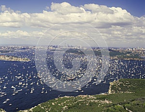 Sydney harbour Australia Day