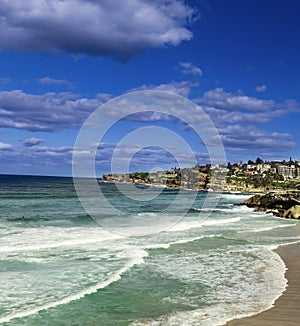 Sydney Harbour Australia on a sunny clear blue sky day with the turquoise colours of the bay