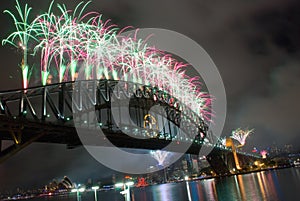 Sydney Harbour Bridge New Year Fireworks