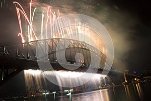 Sydney Harbour Bridge New Year Fireworks