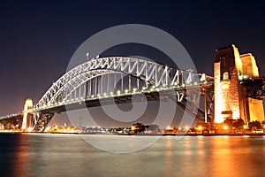 Sydney Harbour Bridge Night photo