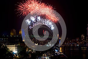 Sydney Harbour Bridge NYE Fireworks