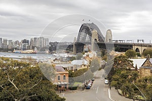 Sydney Harbour Bridge from Observatory Hill, NSW Australia