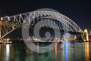 Sydney Harbour Bridge and opera