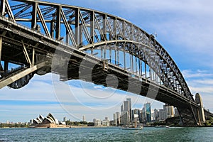 Sydney Harbour Bridge and skyline photo