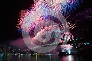 Sydney Harbour New Year's Eve NYE Fireworks