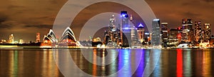 Sydney Harbour with Opera House and Bridge