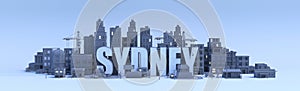 Sydney lettering