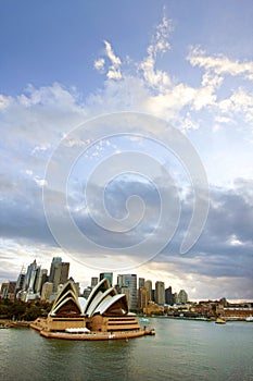 Sydney with the Opera house in the foreground, Australia