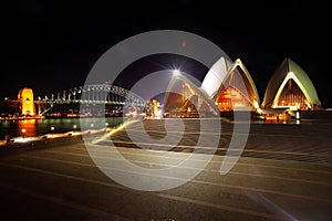 Sydney Opera house and Harbour Bridge