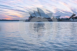 Sydney Opera House at sunrise in Sydney Australia