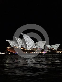 Sydney Opera House Vivid at Night