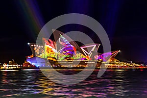 Sydney Opera House Vivid Sydney celebrations