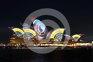 Sydney Opera House on Vivid Sydney