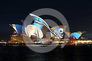 Sydney Opera House on Vivid Sydney