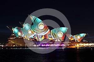 Sydney Opera House on Vivid Sydney