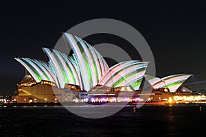 Sydney Opera House on Vivid Sydney