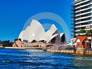 Sydney Opera House and Waterfront Cafes and Apartments, Australia