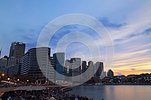 Sydney Skyline Sunset