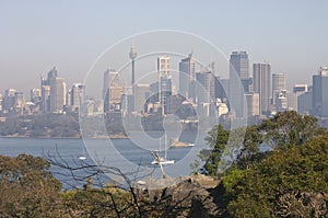 Sydney On A Smoggy Day photo