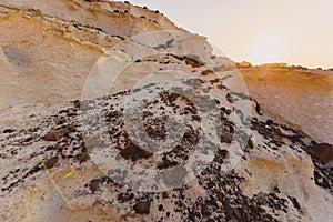 Sykia Cave at Melos Island, Greece