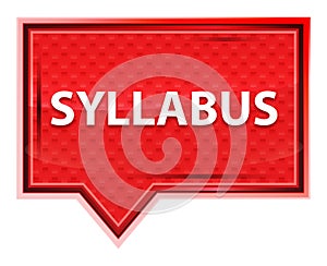 Syllabus misty rose pink banner button photo