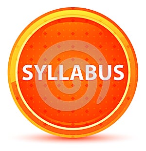 Syllabus Natural Orange Round Button photo