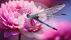 symbiotic pink dragonfly photo