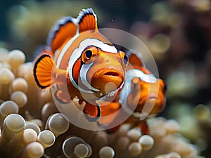 The symbiotic relationship between clownfish and sea anemones