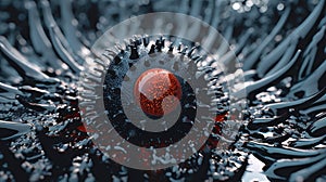 Symbiotic Symphony: The Captivating Encounter of Ferrofluid and its AI Conductor