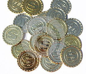 Symbol for bitcoin blockchain technology.