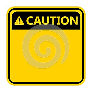 Symbol caution sign icon,Exclamation mark ,Warning Dangerous icon on white background