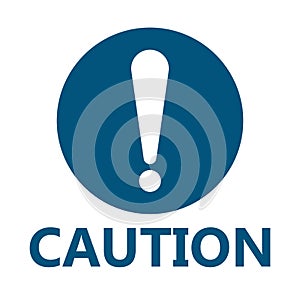 Symbol caution sign icon,Exclamation mark ,Warning Dangerous icon on white background