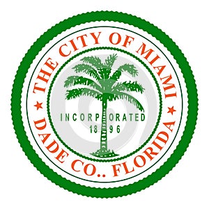 Symbol of the city of Miami in Florida.