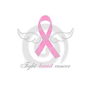 Symbol of Combating Breast Cancer