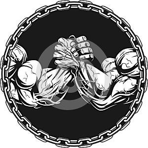 Symbol of the competition on armwrestling