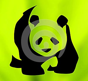 Symbol of giant panda